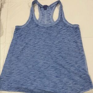 Stylish Blue Racerback Tank Top